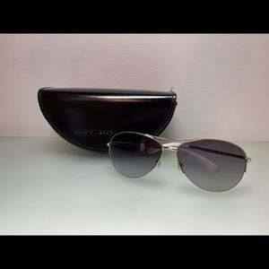 Marc by Marc Jacobs White Aviator Sunglasses
